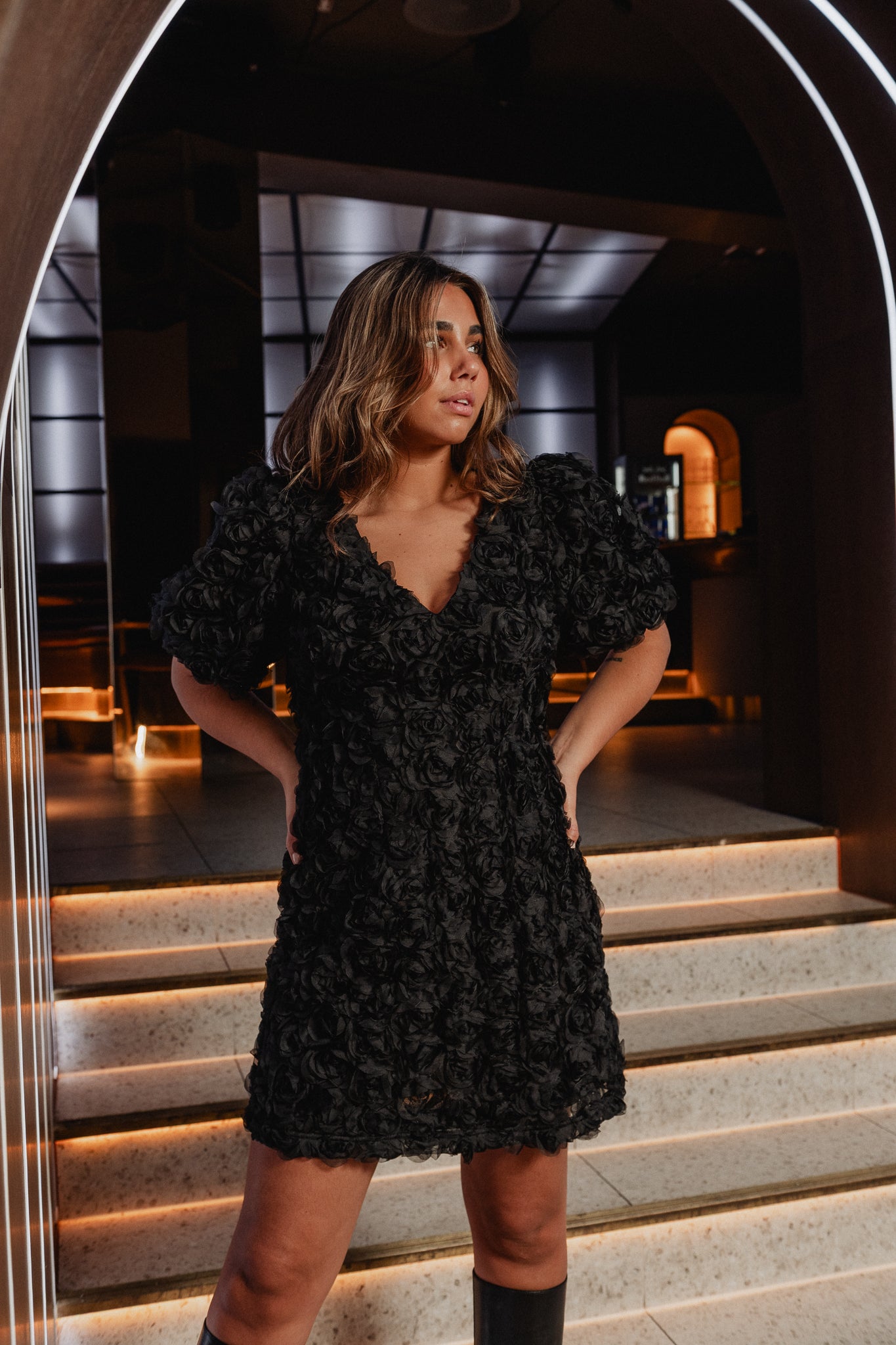 VMSILJA Short Dress - Black